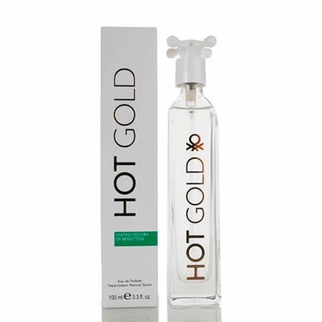 Benetton Hot Gold For Women Eau De Toilette 100Ml
