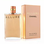 Chanel Allure for Women Eau De Parfum 100ml bottle, elegant glass design with perfume liquid inside.