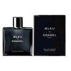 Bin Kamal Perfumes Chanel Bleu for Men Eau de Parfum 150ml bottle with sleek design and blue accents.