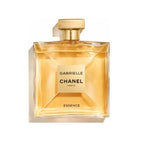 Chanel Gabrielle Essence Eau De Parfum 100ml bottle with elegant floral design and transparent glass showcasing the fragrance.