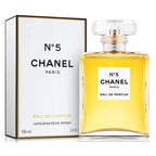 Elegant image of Chanel No5 for Women Eau De Parfum 100ml bottle, showcasing the classic fragrance packaging.