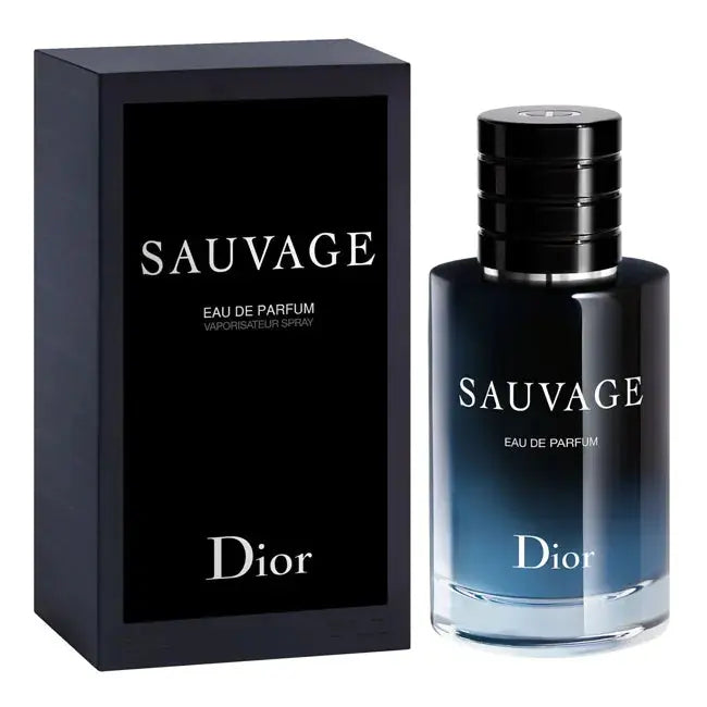 Dior Sauvage Eau De Parfum for Men in a 60ml bottle, featuring sleek packaging and a modern fragrance design.