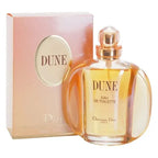 Dior Dune for Women Eau De Toilette 100ml bottle with sleek design, displayed on a neutral background.