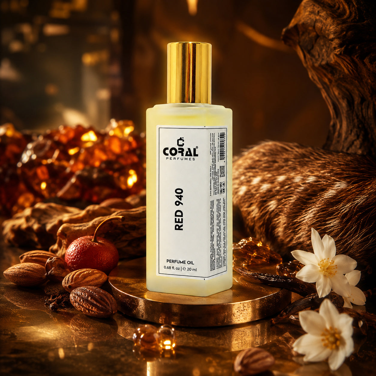 Coral Red 940 Perfume Oil 20 ML Inspired By Baccarat Rouge 540