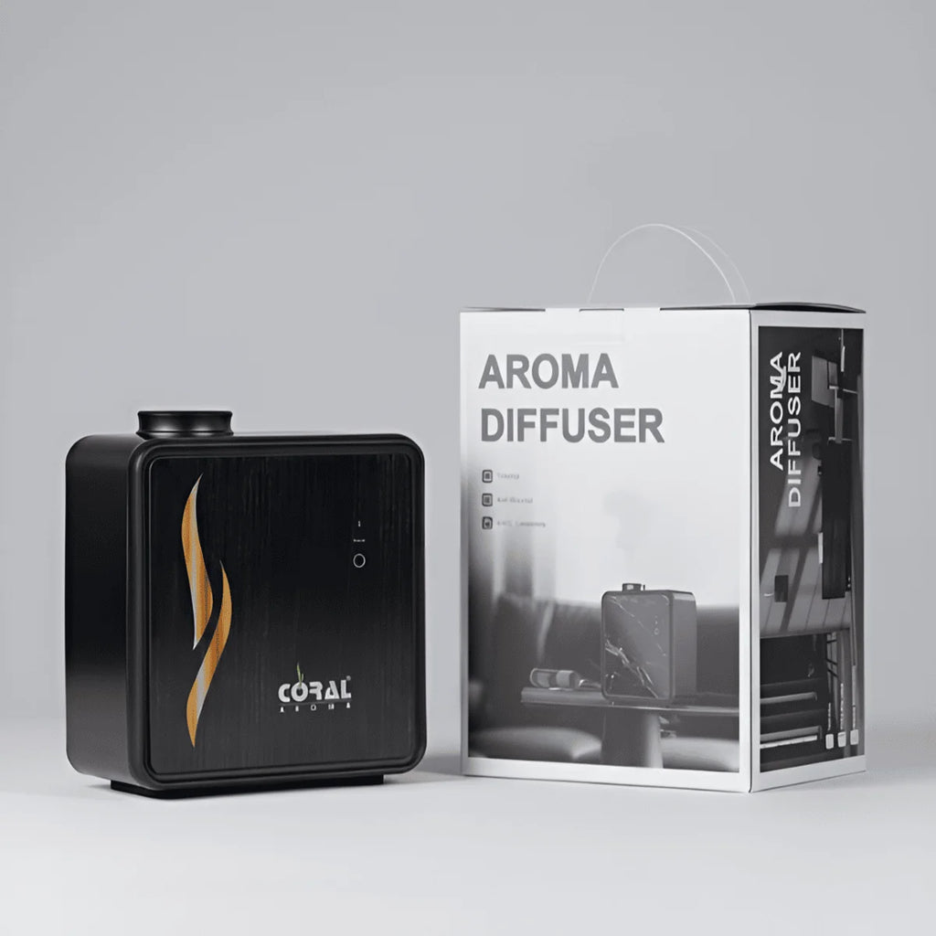 Coral Scent Aura Portable Aroma Diffuser + 200ml Aroma Oil