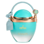 Coral Snazzy for Women Extrait De Parfum 80ml by Bin Kamal Perfumes, elegant glass bottle with floral and fruity fragrance accents.