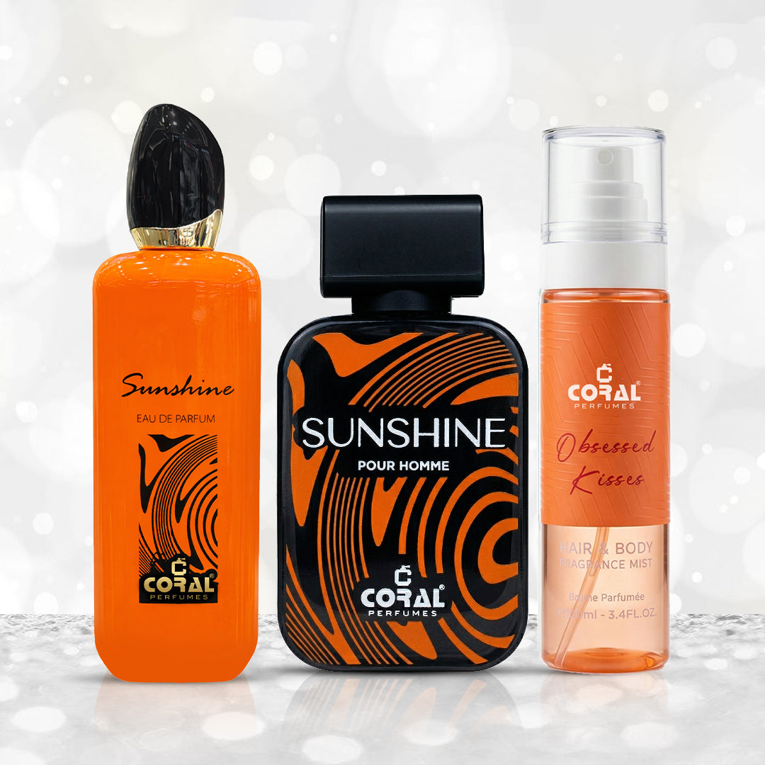 Sunshine Summer Combo For Men & Women - 3 x 100ml