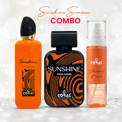 Sunshine Summer Combo For Men & Women - 3 x 100ml