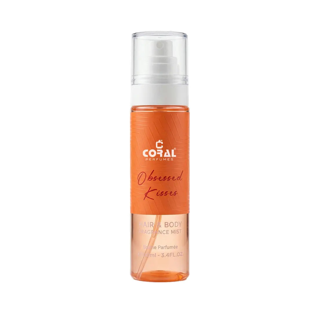 obsessed kisses hair body fragrance mist 100ml coral